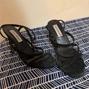 Steve Madden strappy black heels